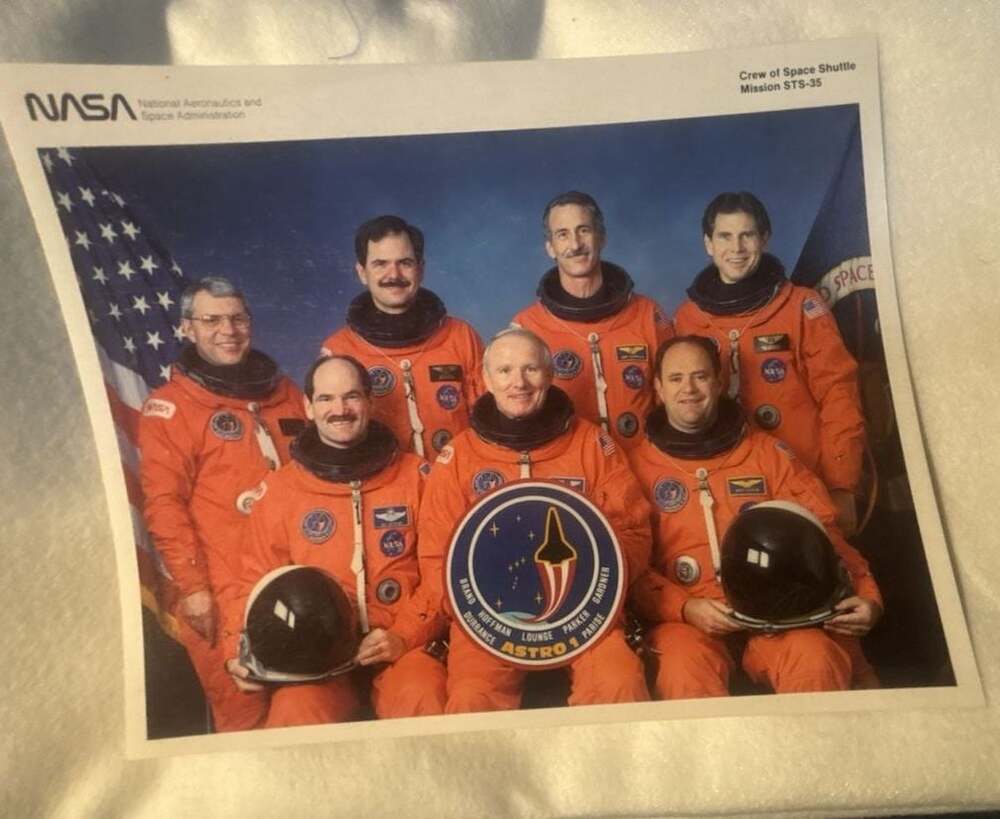 NASA Crew of Space Shuttle Mission STS-35 Official 8x10 Color Photo Lithograph